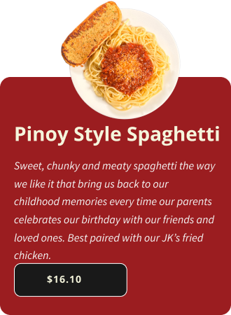 Pinoy Style Spaghetti